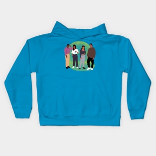 Stand together 4 discussions of hip hop style Kids Hoodie